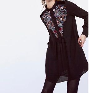 Zara Embroidered Dress